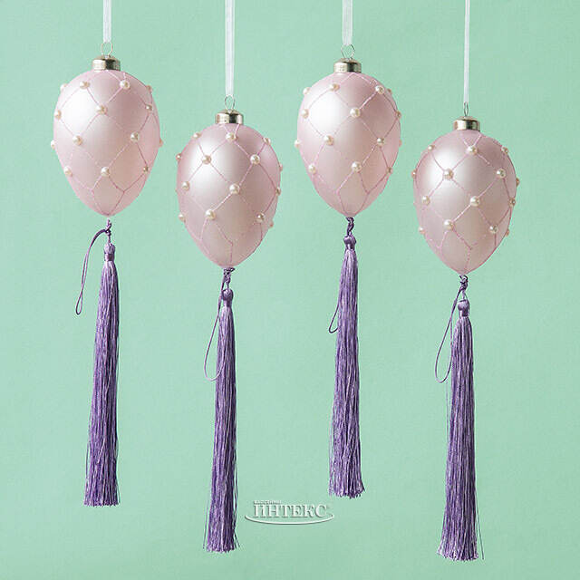 Набор пасхальных украшений Lavendo Eggs 11 см, 4 шт, подвеска EDG
