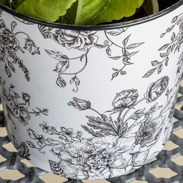 Подвесное кашпо-ведерко для балкона De Fleurs 24*19 см, металл Boltze