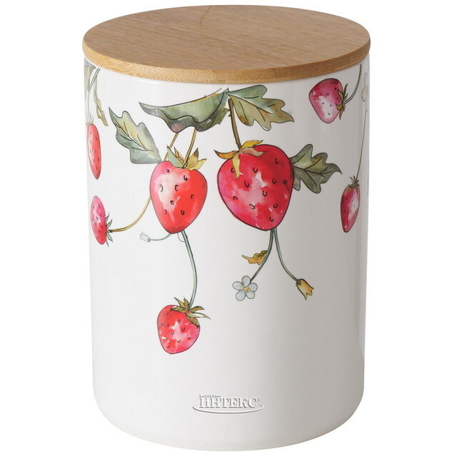 Банка для хранения Sweet Strawberries 17 см, 2 шт Boltze