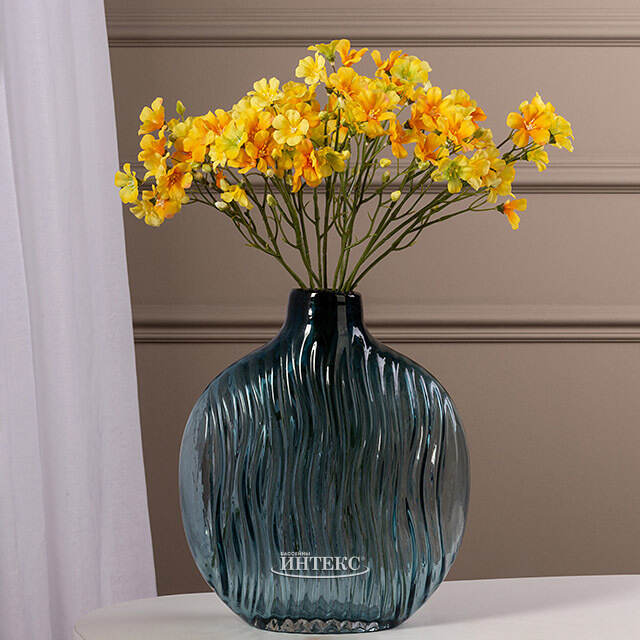 Искусственная ветка Оксалис - Serene Happiness 55 см желтая EDG