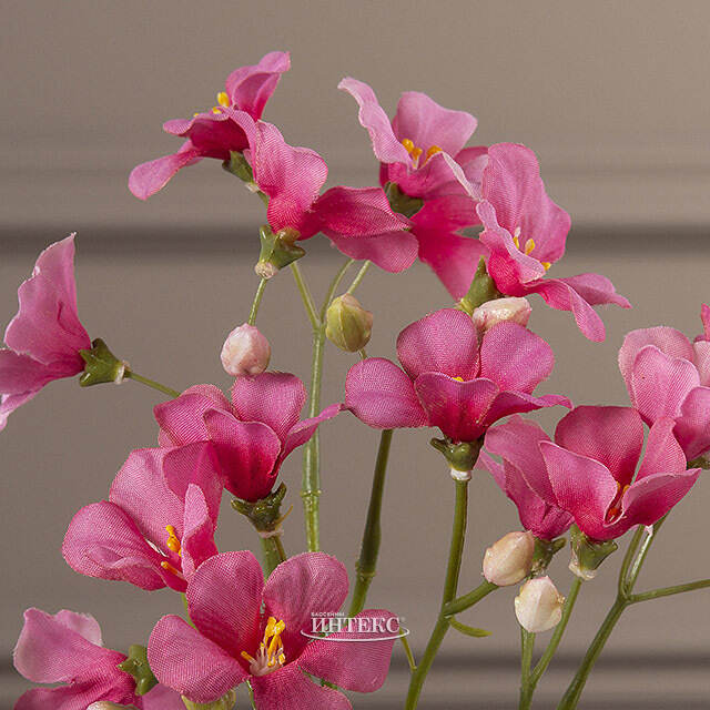 Искусственная ветка Оксалис - Serene Happiness 55 см розовая EDG