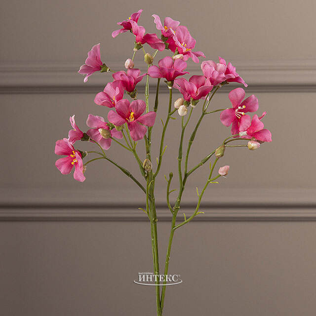 Искусственная ветка Оксалис - Serene Happiness 55 см розовая EDG