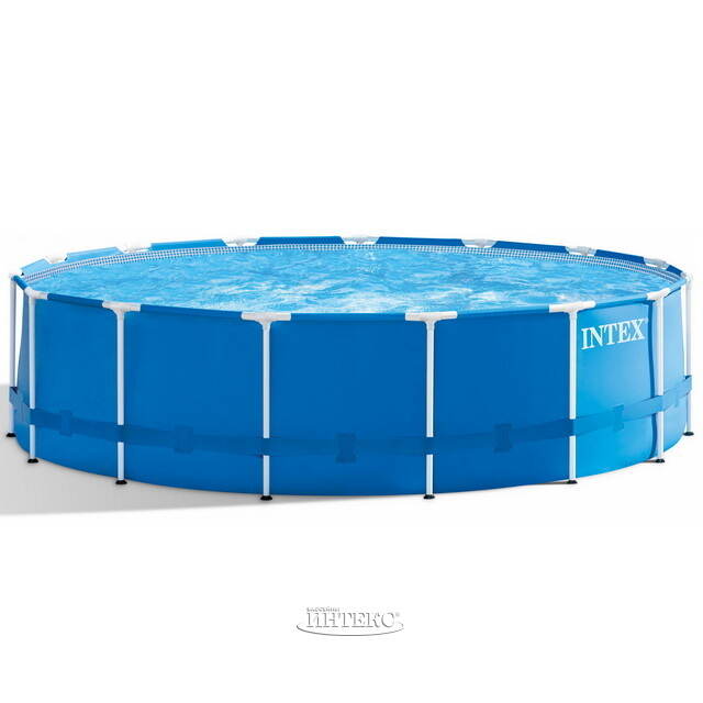 Каркасный бассейн 28242 Intex Metal Frame 457*122 см, фильтр-насос, аксессуары INTEX