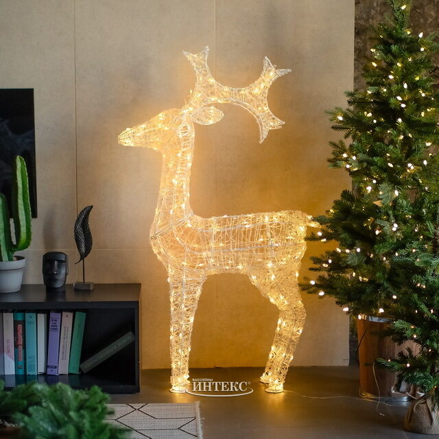 Светодиодный олень Арни 150 см, 220 теплых белых LED ламп, IP44 Winter Deco