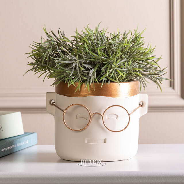 Декоративное кашпо Harry Potter: Happy 13*11 см золотое Ideas4Seasons