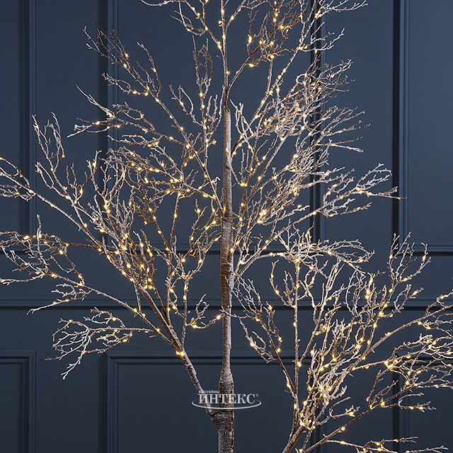 Светодиодное дерево Williton заснеженное 210 см, 550 теплых белых LED ламп, IP44 Winter Deco