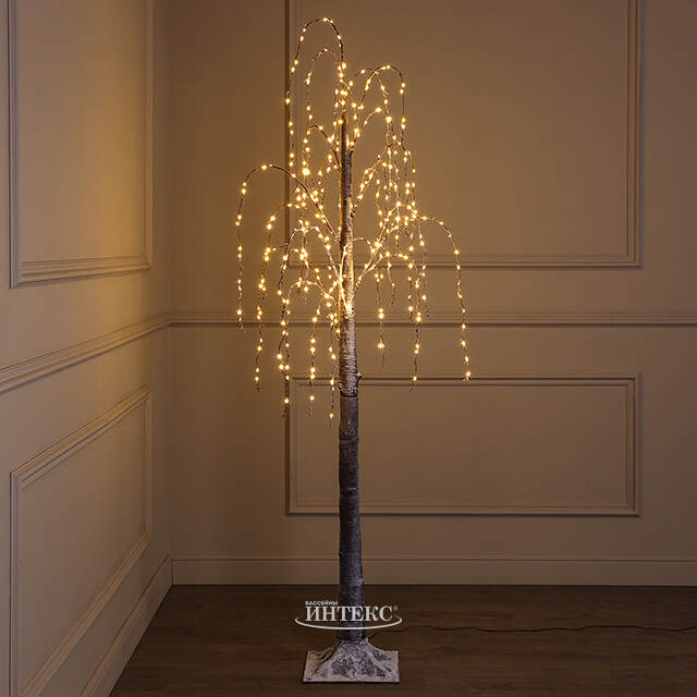 Светодиодное дерево Bellshill 180 см, 320 теплых белых LED ламп, IP44 Winter Deco