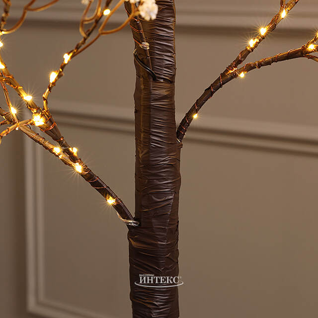 Светодиодное дерево Glenrothes 180 см, 400 теплых белых LED ламп, IP44 Winter Deco