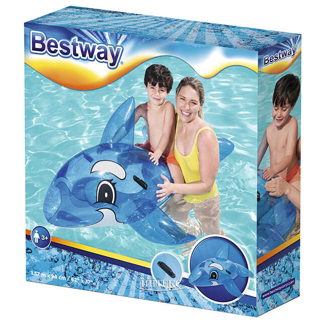 Надувная игрушка для плавания Синий Кит 157*94 см Bestway