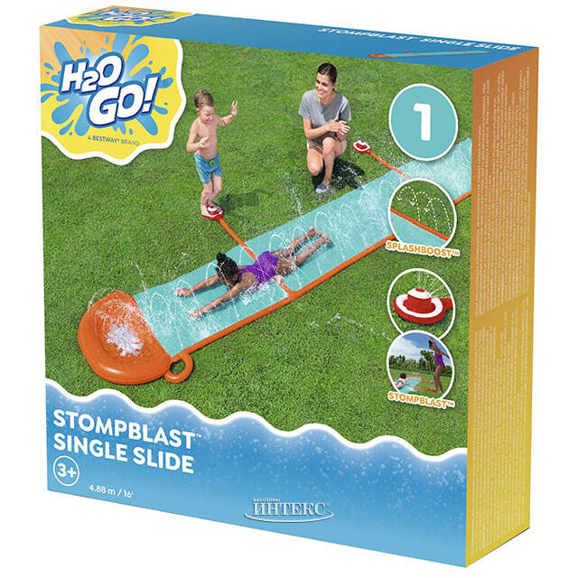 Водная дорожка для скольжения StompBlast 488 см Bestway