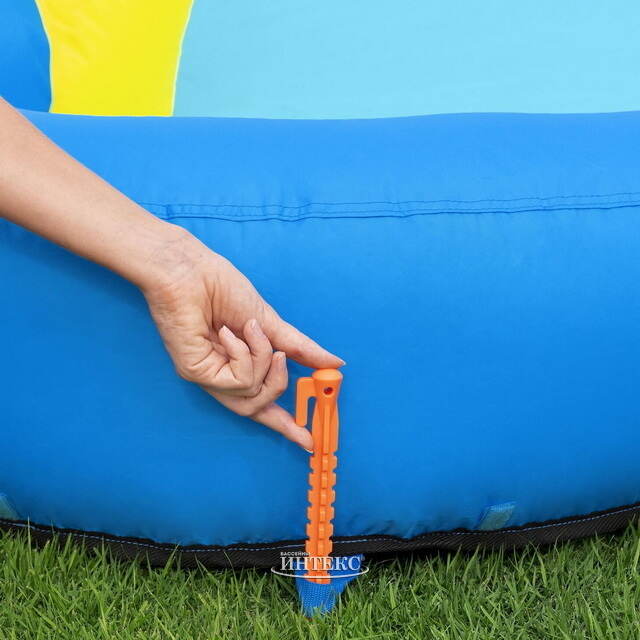 Водный игровой центр с горкой и стеной для скалолазания Mount Splashblast 435*286*267 см Bestway