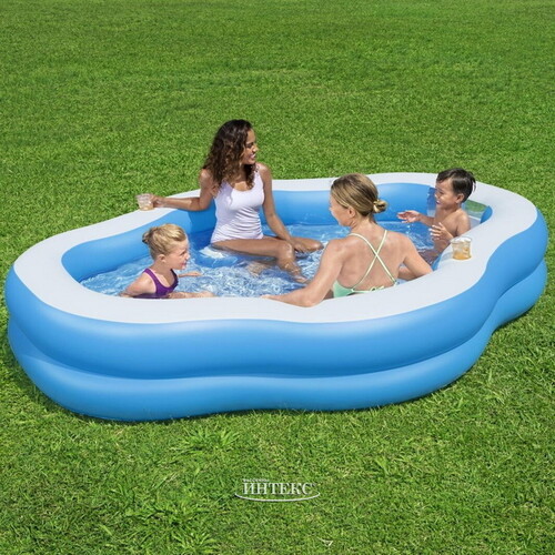 Надувной бассейн Семейный - Splashview 270*198 см, клапан Bestway