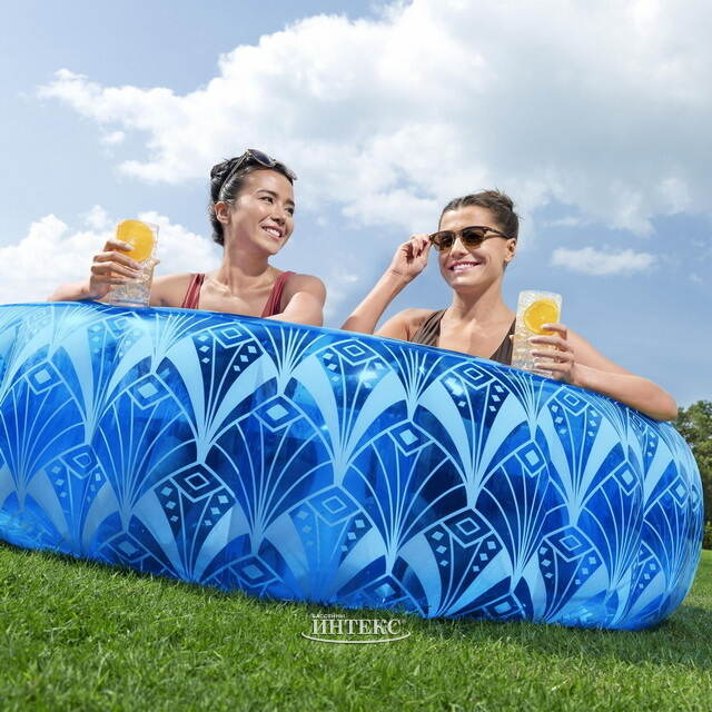 Надувной бассейн Bohemian Blue 168*53 см, надувное дно Bestway