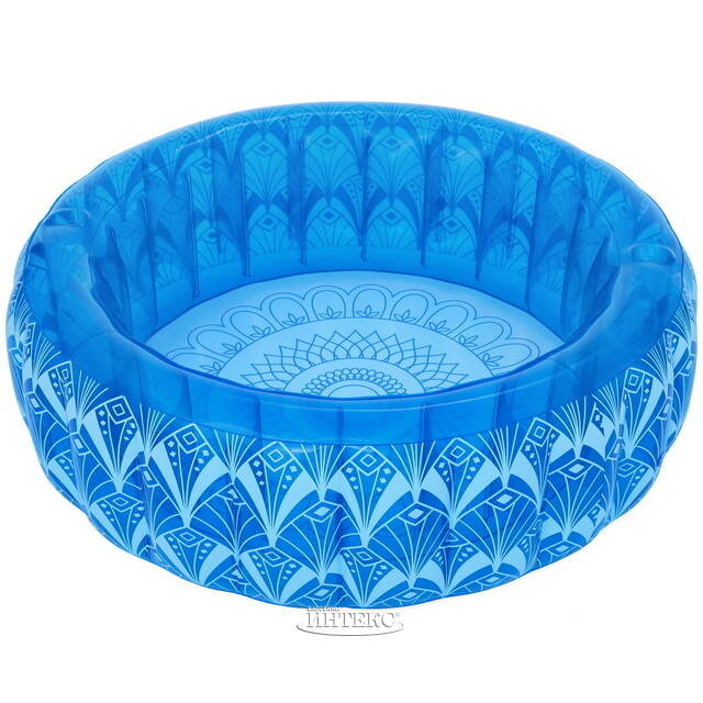 Надувной бассейн Bohemian Blue 168*53 см, надувное дно Bestway