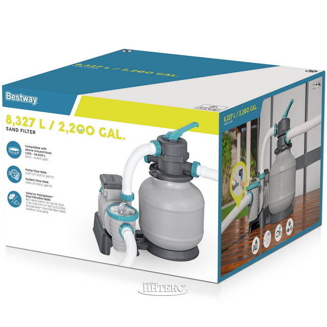 Песочный фильтр-насос 58499 Bestway (8327 л/ч) Bestway