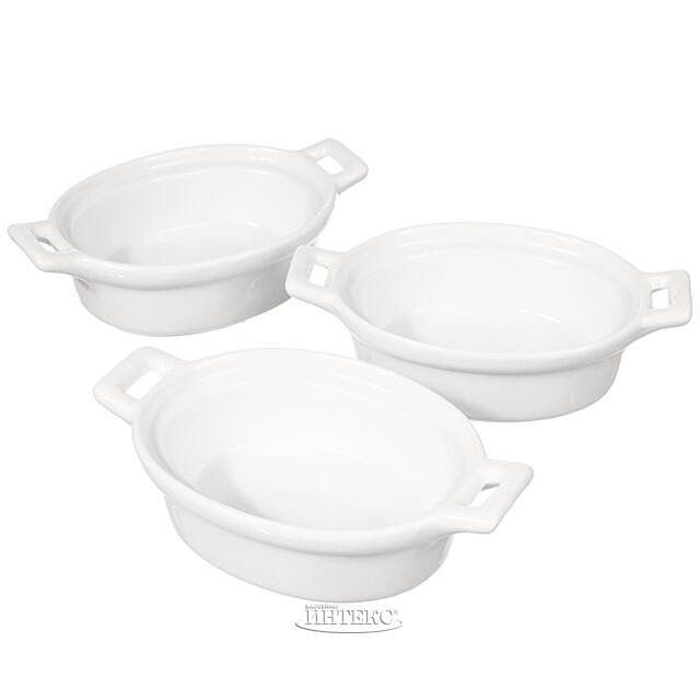 Набор форм для запекания Piatto da Ellipse 14 см, 3 шт Koopman