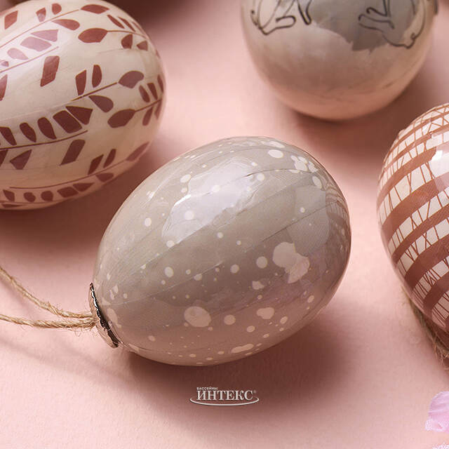 Пасхальные подвески Яйца - Good Easter 5 см, 8 шт Kaemingk