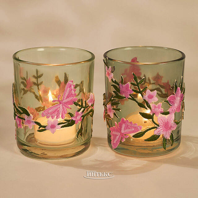 Набор стеклянных подсвечников Luminais Clear 8 см, 2 шт Kaemingk