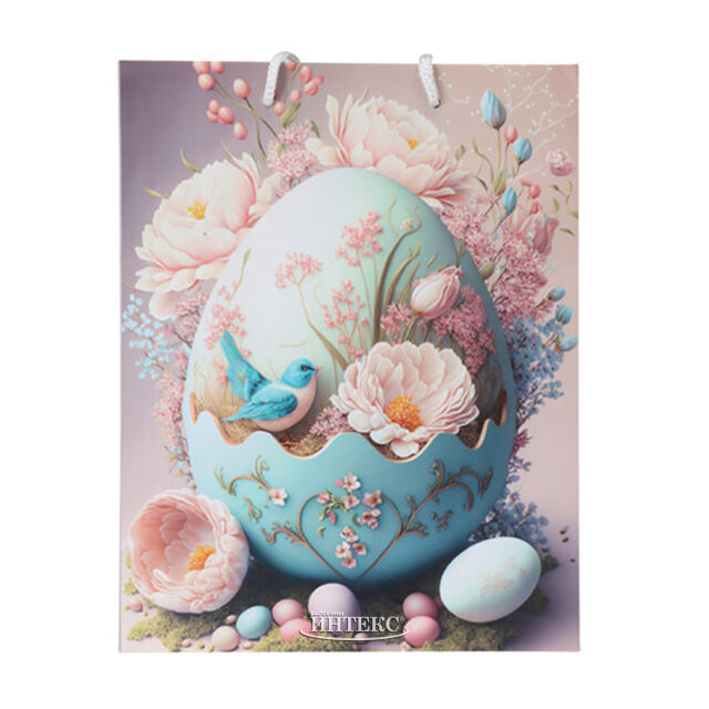 Подарочный пакет Easter Bird 23 см Koopman