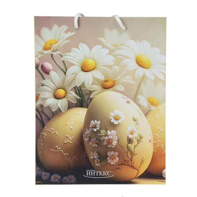 Подарочный пакет Daisy Easter 23 см Koopman