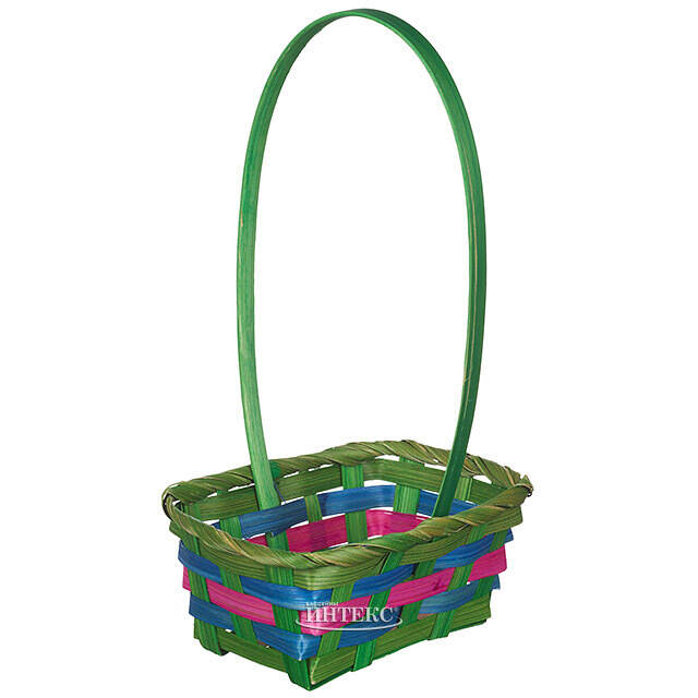 Декоративная корзина Blumbe 12*9 см зеленая Koopman