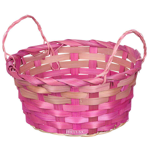 Декоративная корзина Bonni 17*9 см розовая Koopman