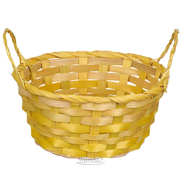 Декоративная корзина Bonni 17*9 см желтая Koopman