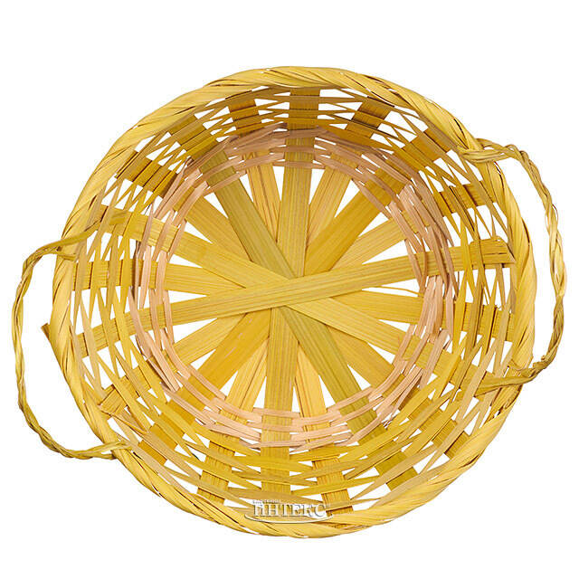 Декоративная корзина Bonni 17*9 см желтая Koopman