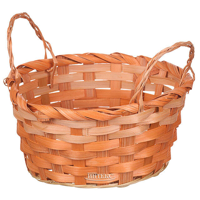 Декоративная корзина Bonni 17*9 см оранжевая Koopman