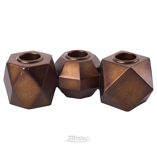 Металлический подсвечник De Bronzo 16 см Goodwill