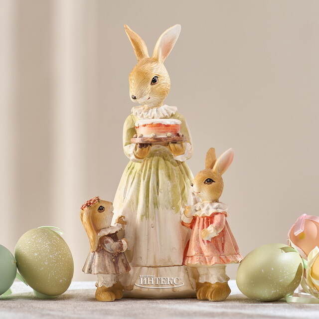 Декоративная фигурка Rabbit Family - Праздничный торт 21 см Goodwill