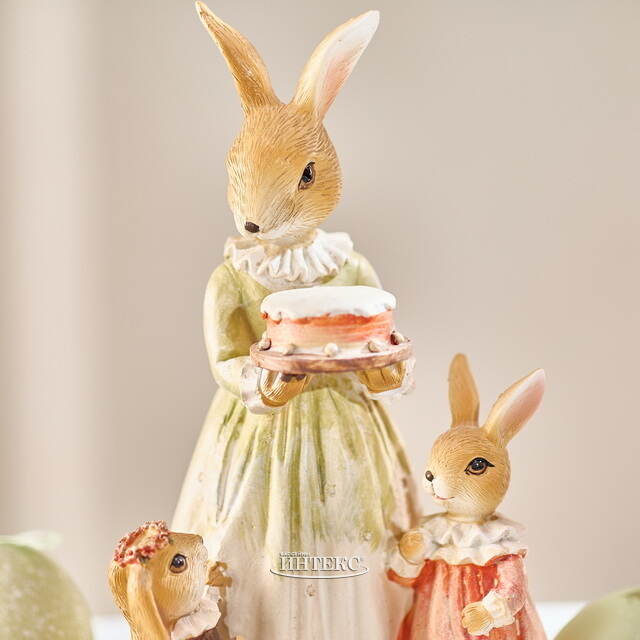 Декоративная фигурка Rabbit Family - Праздничный торт 21 см Goodwill