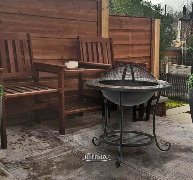 Костровая чаша со столом Terra 58*44 см Koopman