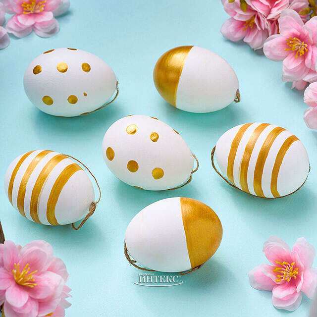Пасхальные украшения Яйца - Easter Souvenir 6 см, 6 шт Due Esse Christmas
