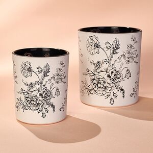 Набор стеклянных подсвечников De Fleurs: Peony 8-10 см, 2 шт Boltze фото 3