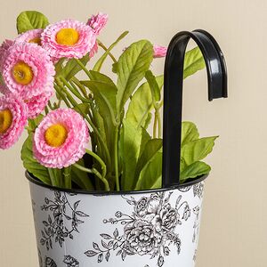 Подвесное кашпо-ведерко для балкона De Fleurs 24*19 см, металл Boltze фото 2