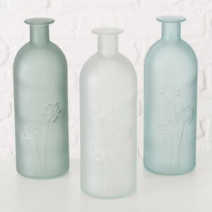 Набор стеклянных ваз Cardene Botaniko 21 см, 3 шт (Boltze, Германия). Артикул: 2032310-набор