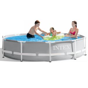 Каркасный бассейн 26700 Intex Prism Frame 305*76 см серый INTEX фото 2