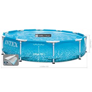 Каркасный бассейн 28206 Intex Metal Frame Beachside 305*76 см INTEX фото 7