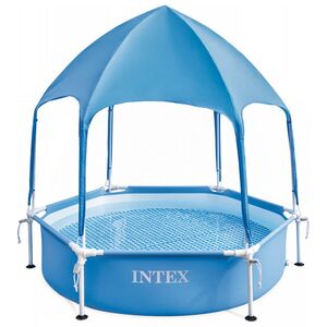 Каркасный бассейн 28209 Intex Metal Frame 183*38 см с навесом и разбрызгивателем INTEX фото 2