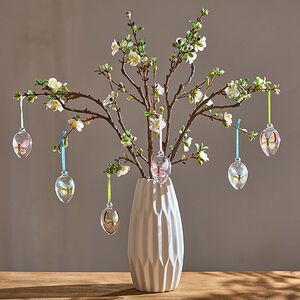 Декоративные пасхальные яйца - Tropical Butterflies 6 см, 6 шт, подвеска Winter Deco фото 3