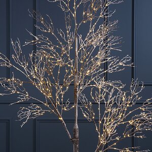 Светодиодное дерево Williton заснеженное 210 см, 550 теплых белых LED ламп, IP44 Winter Deco фото 2