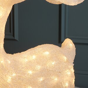 Светодиодная фигура Олень Эклер 74 см, 160 теплых белых LED ламп, IP44 Winter Deco фото 3