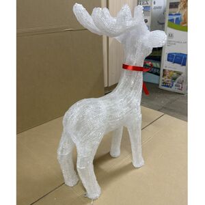 Светодиодная фигура Олень Винди 64 см, 60 холодных белых LED ламп, IP44, уцененная Winter Deco фото 7