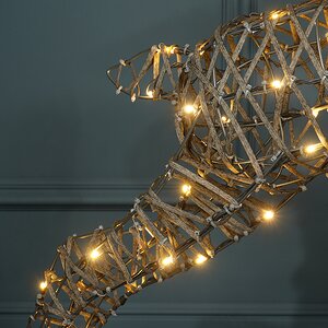 Светодиодная фигура Олень Роки 113 см, 110 теплых белых LED ламп, IP44 Winter Deco фото 5