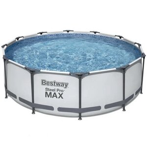 Каркасный бассейн Bestway Steel Pro Max 366*100 см, фильтр-насос Bestway фото 4