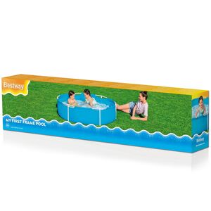 Детский каркасный бассейн Голубая Лагуна 152*38 см Bestway фото 5