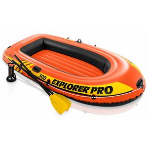 Надувная лодка Explorer Pro-300-Set 244*117*36 см + насос и весла INTEX фото 4