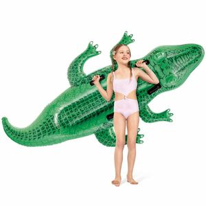 Надувная игрушка Крокодил большой 203*114 см INTEX фото 6