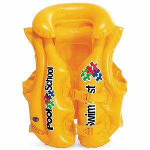 Надувной жилет желтый, 3-6 лет INTEX фото 2